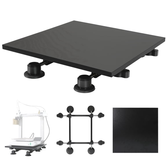 3D Printer Anti-Vibration Base - Shock Absorbing Platform for Noise Reduction, Stable Printing & Improved Print Quality - Compatible with Most 3D Printers (430x410x92mm, Max Load 30KG)