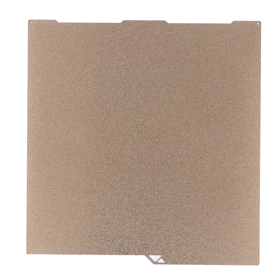 3D Printer Bed Platform, Double Sided Gold PEI Matte Finish 3D Printer Build Plate Multifunctional Flexible  For Handcraft
