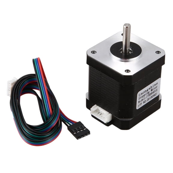 3D Printer, CNC, Robotics: Nema 17 Stepper Motor 42x42x48mm 1.8 2A 4-Lead 59 Ncm Driver Not Included 17HS8401