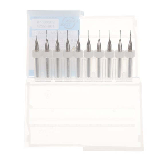 3D Printer Cleaner Kit Tungsten Steel 0 4mm Drill Bits 10Pcs Set for Nozzle Cleaning