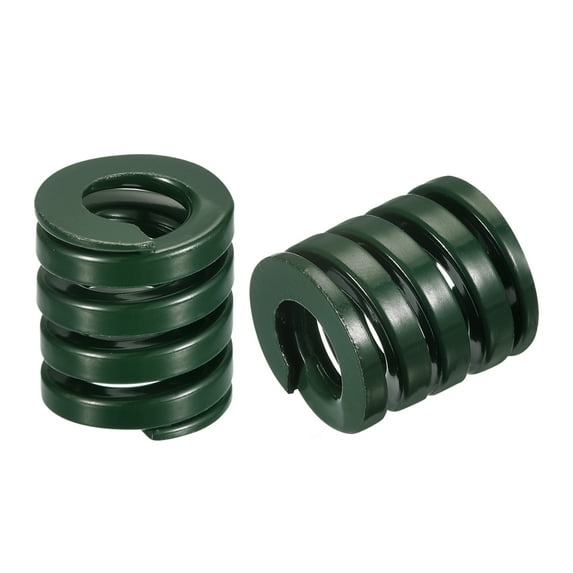 3D Printer Die Spring, 2 Pack 18mm OD 20mm Long Spiral Stamping Compression Green