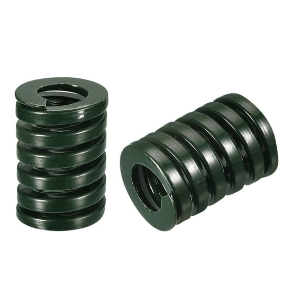 3D Printer Die Spring, 2 Pack 20mm OD 30mm Long Spiral Stamping Compression Green
