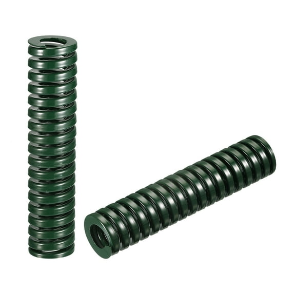 3D Printer Die Spring, 2 Pack 20mm OD 90mm Long Spiral Stamping Compression Green