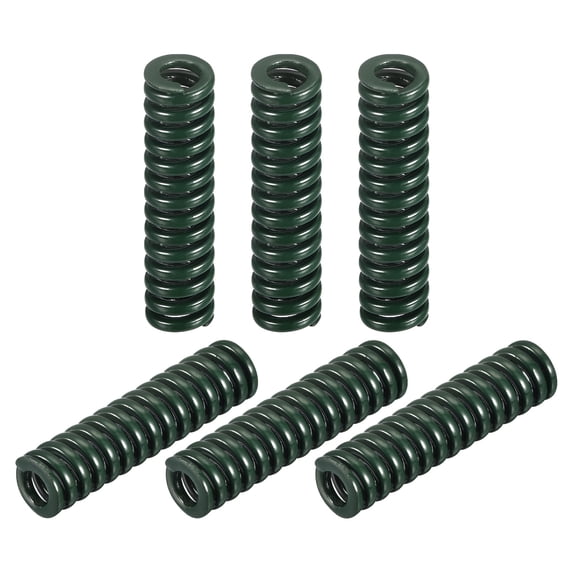 3D Printer Die Spring, 6 Pack 8mm OD 30mm Long Spiral Stamping Compression Green