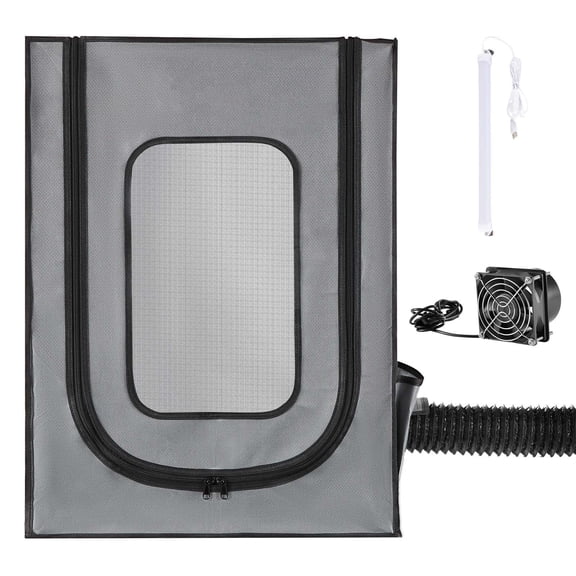 3D Printer Enclosure Tent with Ventilation LED Light Dustproof Waterproof Constant Temperature Protective Case Compatible with Photon Mono Mars 3 FDM LCD Resin Printers Large Size Printing