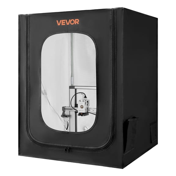 3D Printer Enclosure Large Dustproof Waterproof Oxford Cloth Tent with LED Light and Constant Temperature Control Compatible with Creality ELEGOO Anycubic