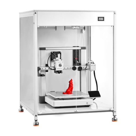 3D Printer Enclosure with Ventilation, Dustproof Acrylic Tent for Bambu Lab, Ender 3, Neptune, Kobra; Constant Temperature Protective Case with LED Lighting