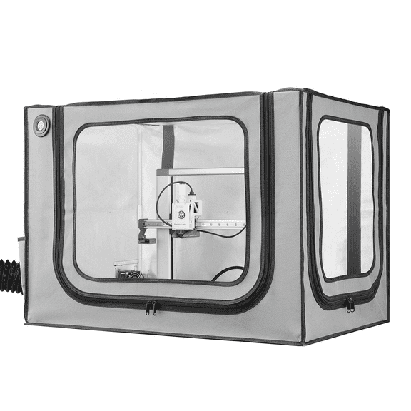 3D Printer Enclosure with Ventilation, Dustproof Tent for Bambu Lab A1 Combo, Large Size Protective Case, Constant Temperature, LED Lighting, 600D Oxford Cloth