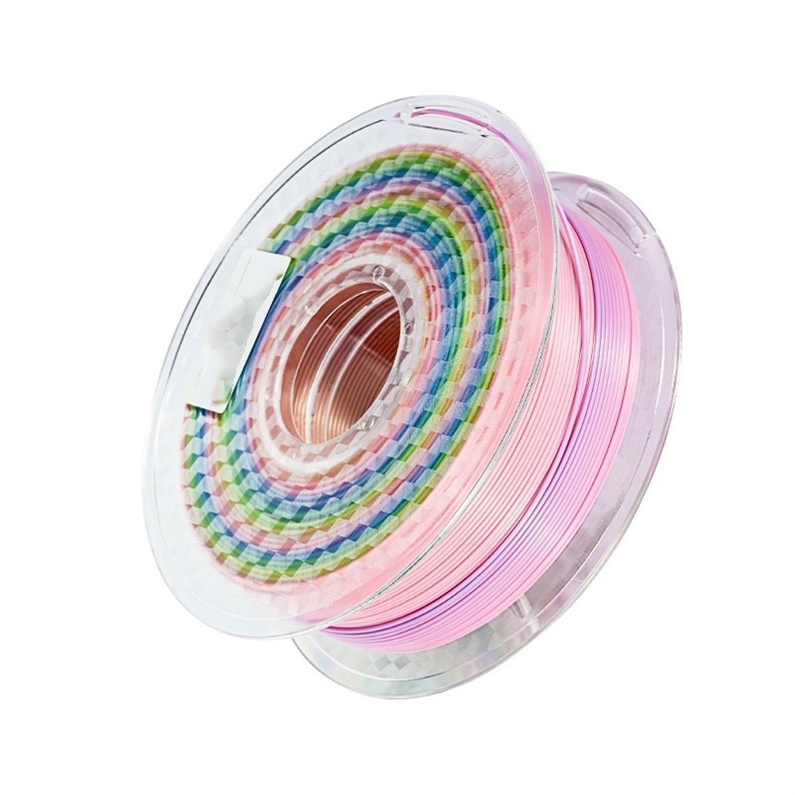 3D Printer Filament Gradient Mixed Colour 1KG PLA Filament 1.75mm Dimensional Accuracy ±0.02mm for 3D Printing