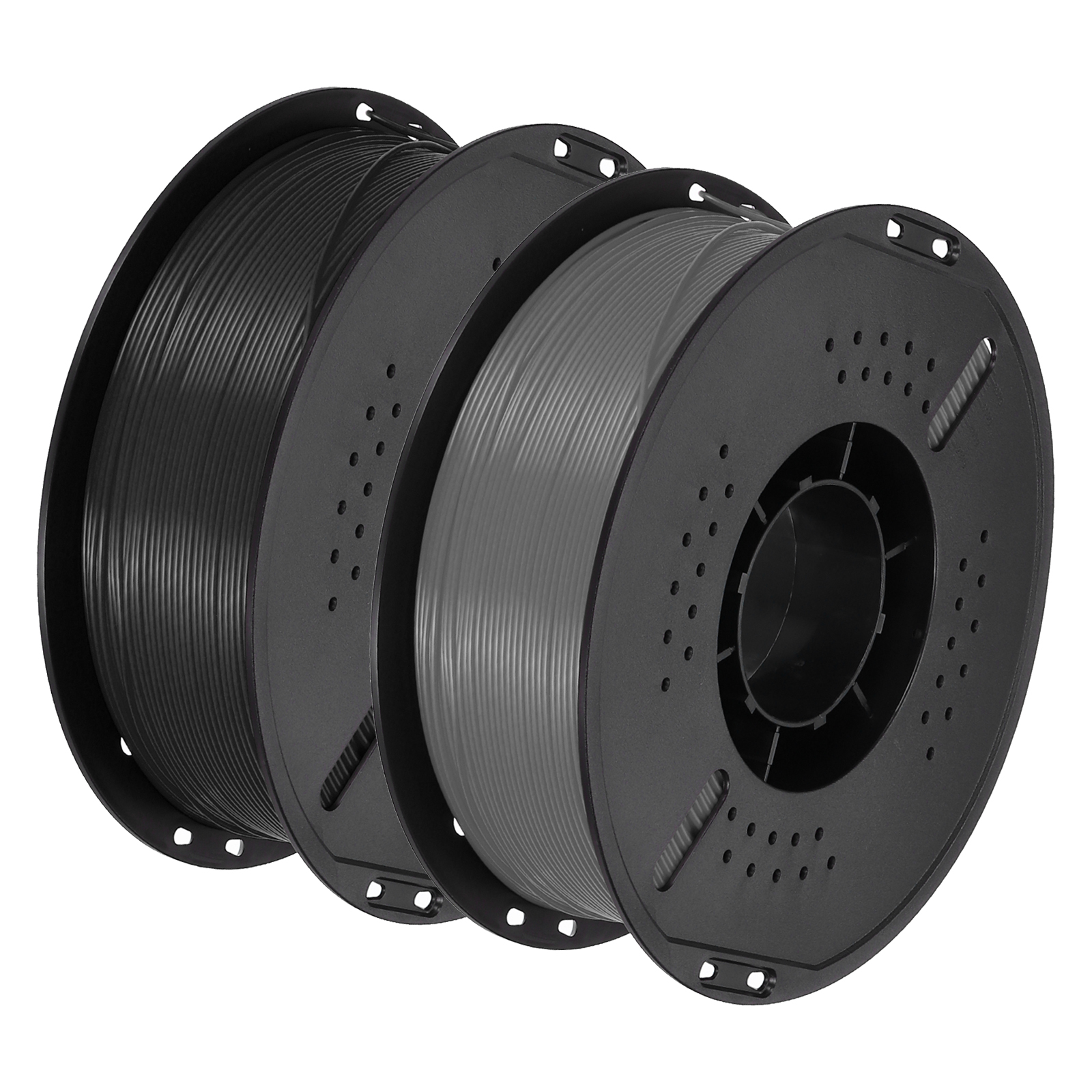 3D Printer Filament High Precision Superior Toughness Glossy Filament Metal Silver for Printers Black,Gray