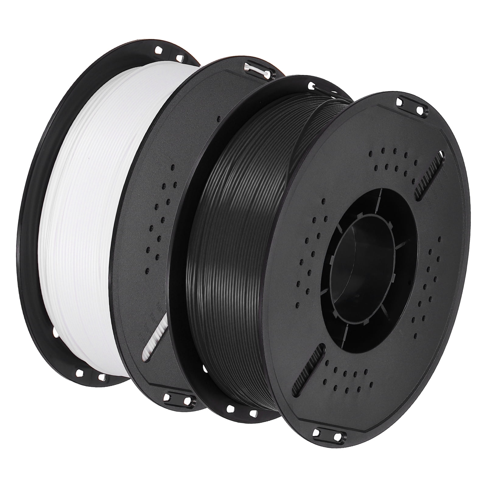 3D Printer Filament High Precision Superior Toughness Glossy Filament Metal Silver for Printers Black,White