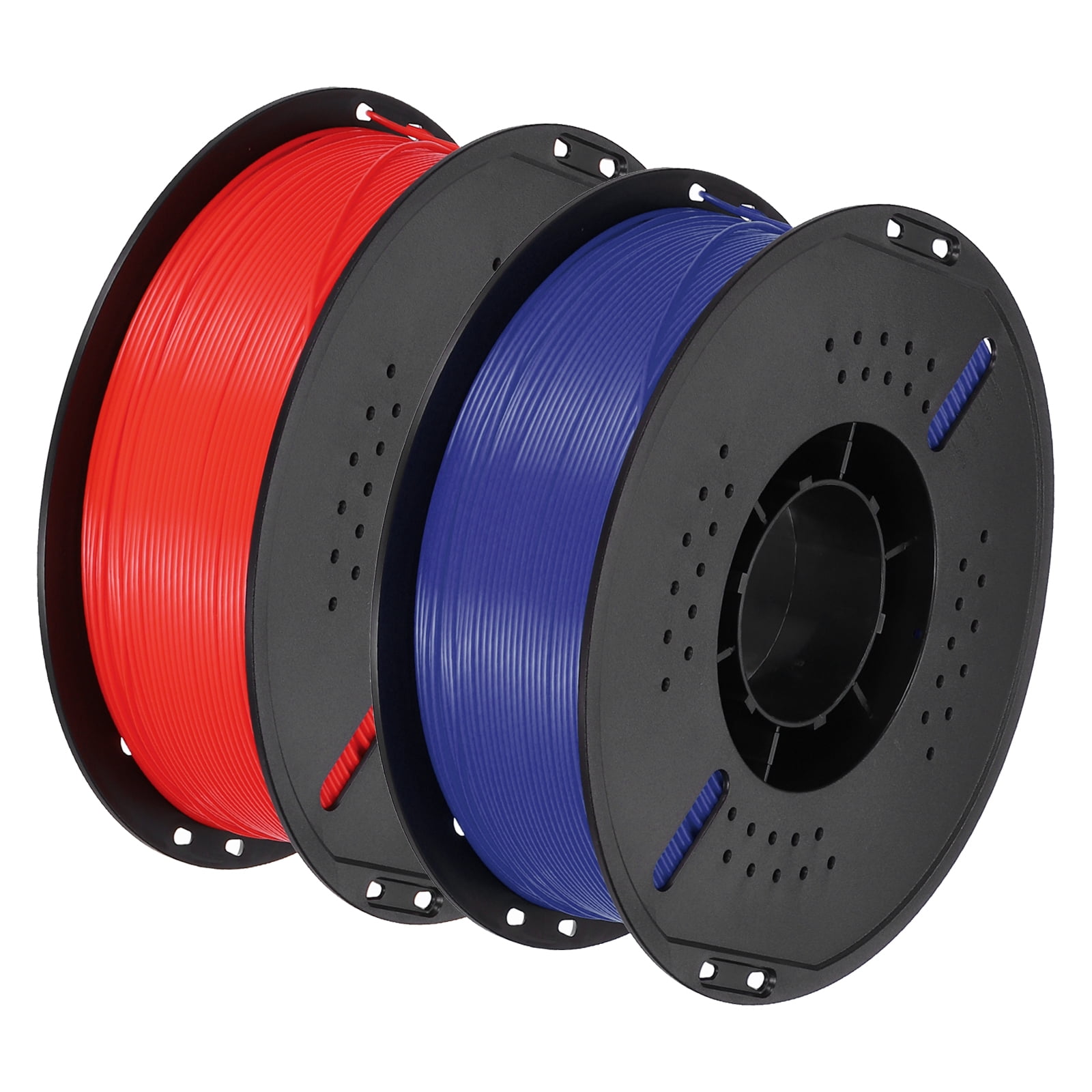 3D Printer Filament High Precision Superior Toughness Glossy Filament Metal Silver for Printers Red,Blue