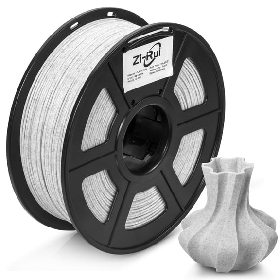 3D Printer Filament, Marble PLA Filament 1.75mm, Marble White 3D Printing Filament, 1kg
