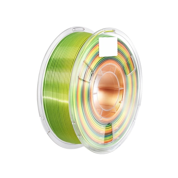 3D Printer Filament Multicolor Gradient Silk PLA Filament 1.75mm 1kg Spool Gradually Changing Color 3D Printing Materials