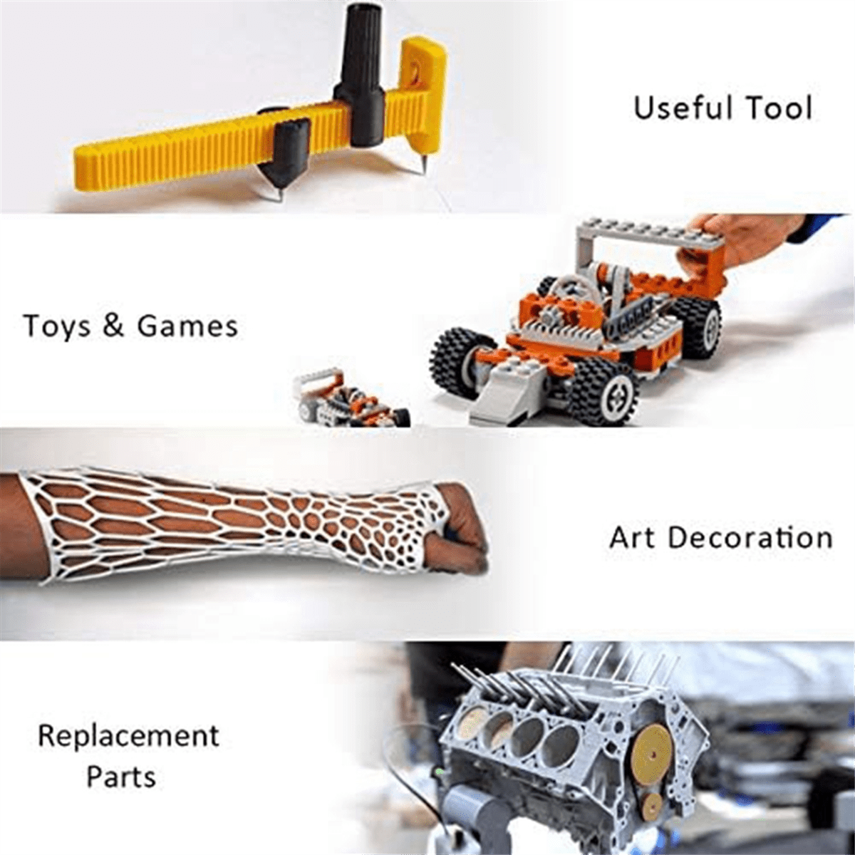 3D Printer Filament, PETG Filament ,1.75mm Filament for 3D Printer 1KG