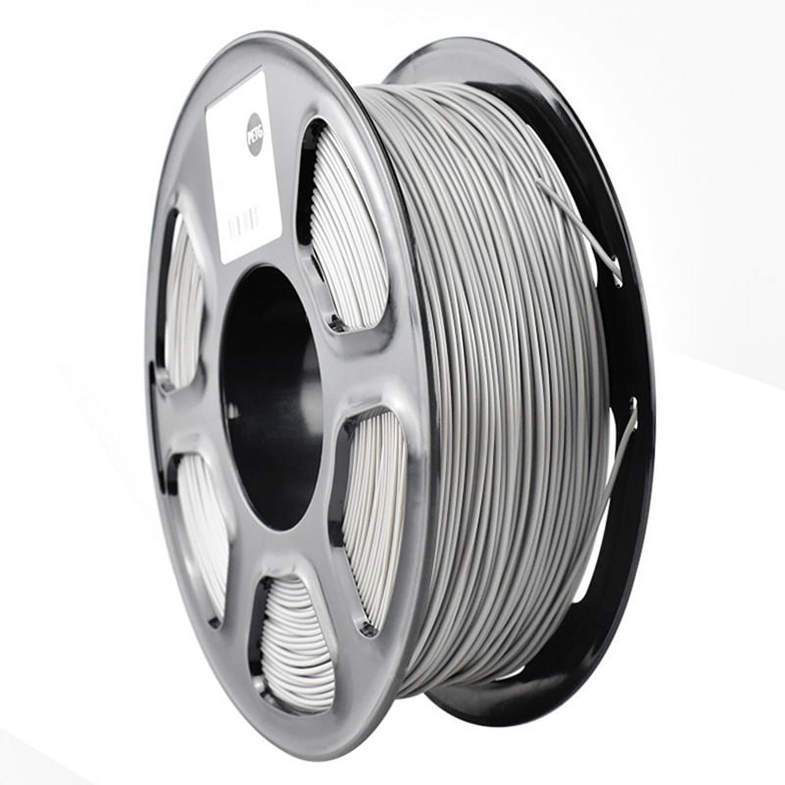 3D Printer Filament, PETG Filament ,1.75mm Filament for 3D Printer 1KG Spool PETG Grey