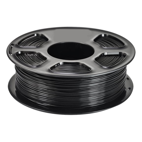 3D Printer Filament PLA + , 3D Printing 1.75mm PLA Plus, Upgraded Neatly Wound 1KG Spool for Most 3D Printer Black
