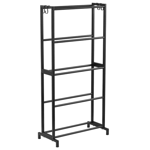 3D Printer Filament Rack - 5 Tier Heavy Duty Spool Holder - Carbon Steel Shelves for PLA, ABS, PETG - Home, Studio, Workshop Organization
