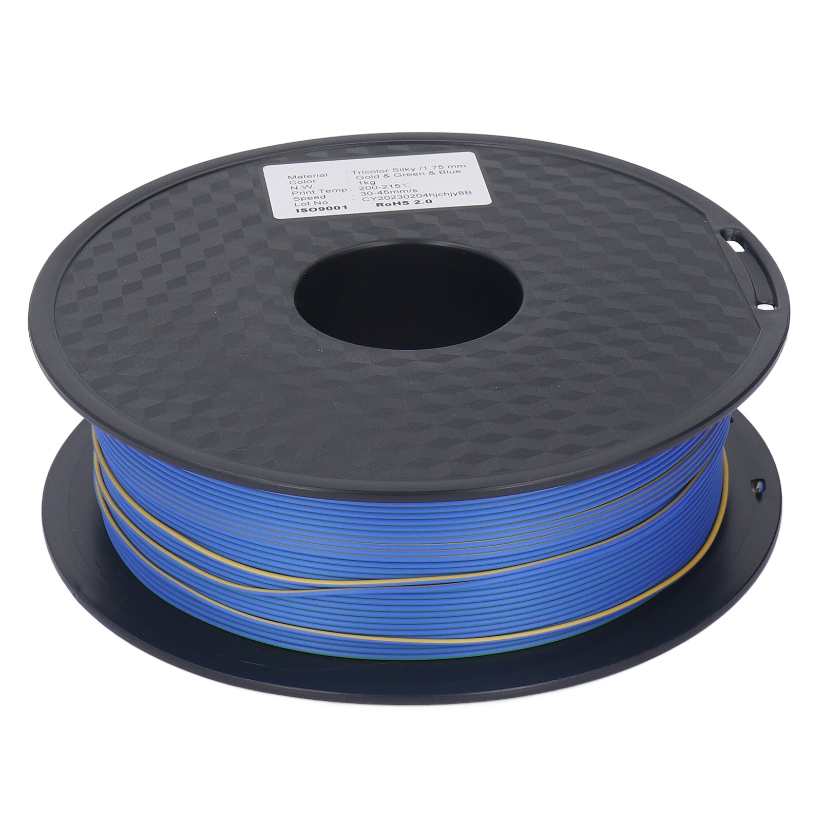 3D Printer Filament Tricolor Filament 1.75mm PLA Filament Consumable Printing Material for Model Crafting Bienvenido
