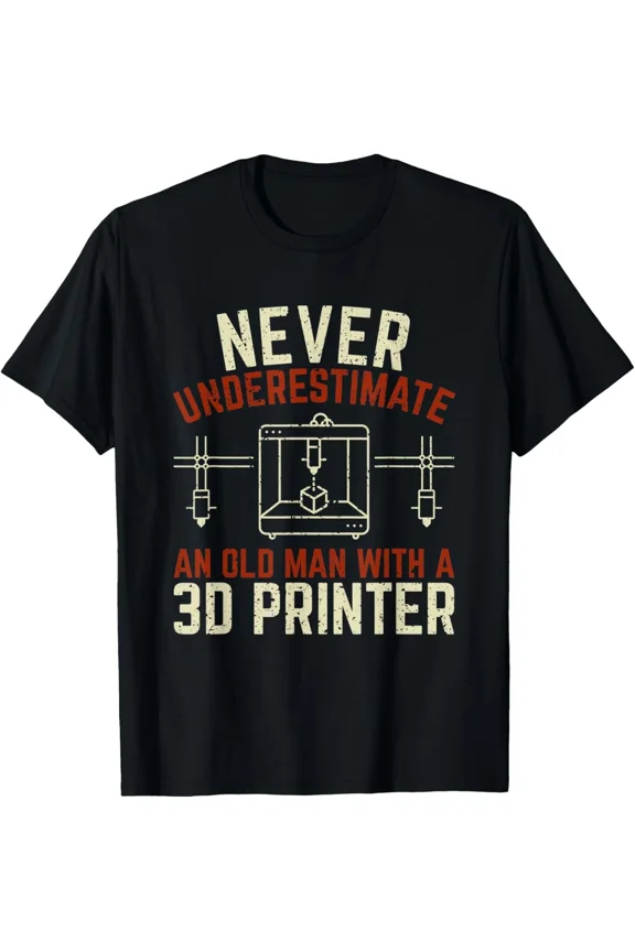 3D Printer Hobbyist Maker Tech Lover Manufacturing Geek Humor Unisex T-Shirt, up to size 5XL