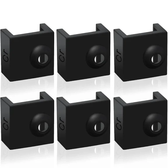 3D Printer Hotend Silicone Sock, 6 Pcs Heater Block Cover For...