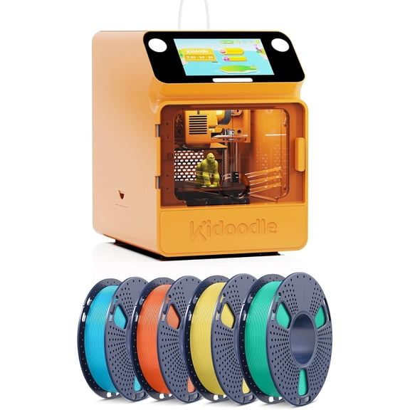 3D Printer for Kids, Safe Children, Toy Printer, STEM Learning Mate, Wi-Fi & App Control, Weekly Update Library, Touch Screen, Includes 4 PLA Filaments Home School Use