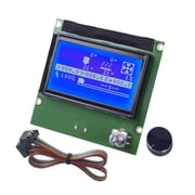 3D Printer LCD Display Screen 12864 Blue Control Panel with Ribbon Cable for 3S 3X 3D Printer Easy Installation