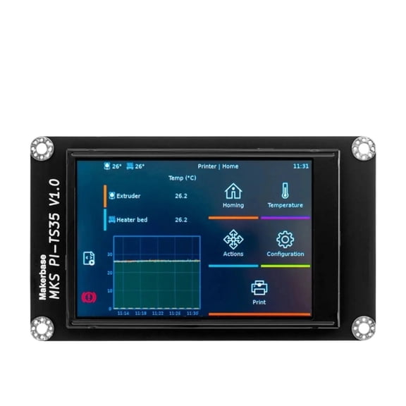 3D Printer LCD Screen MKS PI-TS35 3.5 Inch Capacitive Screen Fit for makerbase PI/SKIPR Board official new