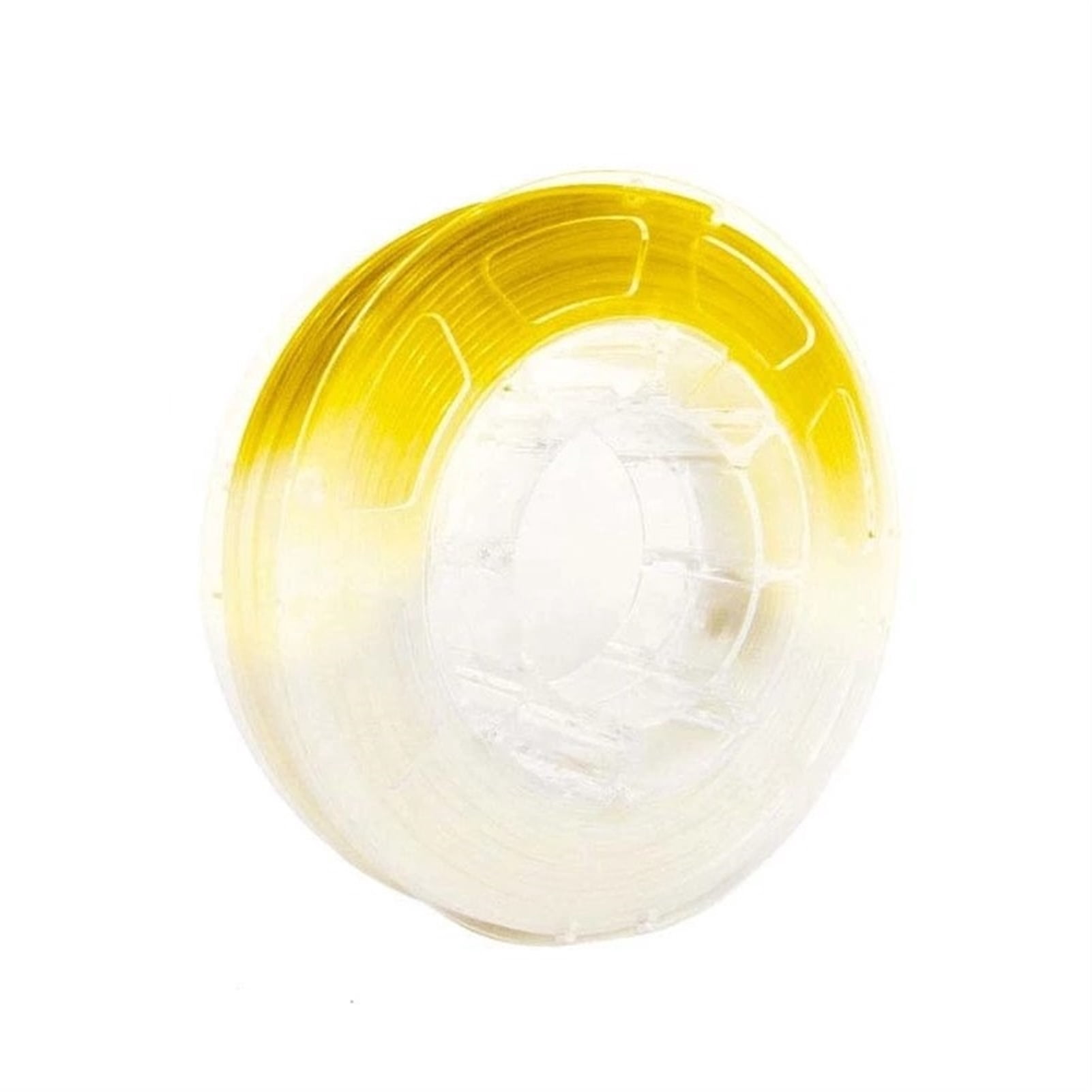 3D Printer Light Change Color PLA Filament for 3D Printer 1.75mm +/- 0.03 mm White to Yellow