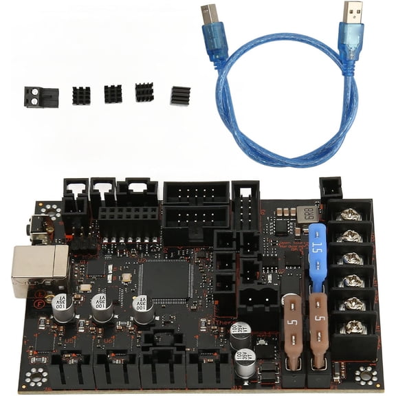 3D Printer Motherboard, Einsy Rambo1.2e TMC2130 SPI Drive Mode 3D Printer Accessories for I3 MK3/3S 3D Printers