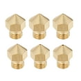 thumbnail image 1 of 3D Printer Nozzle Fit for MK10 Extruder Head, for 1.75mm Filament Brass,0.2mm - 1mm Total 12pcs, 1 of 6