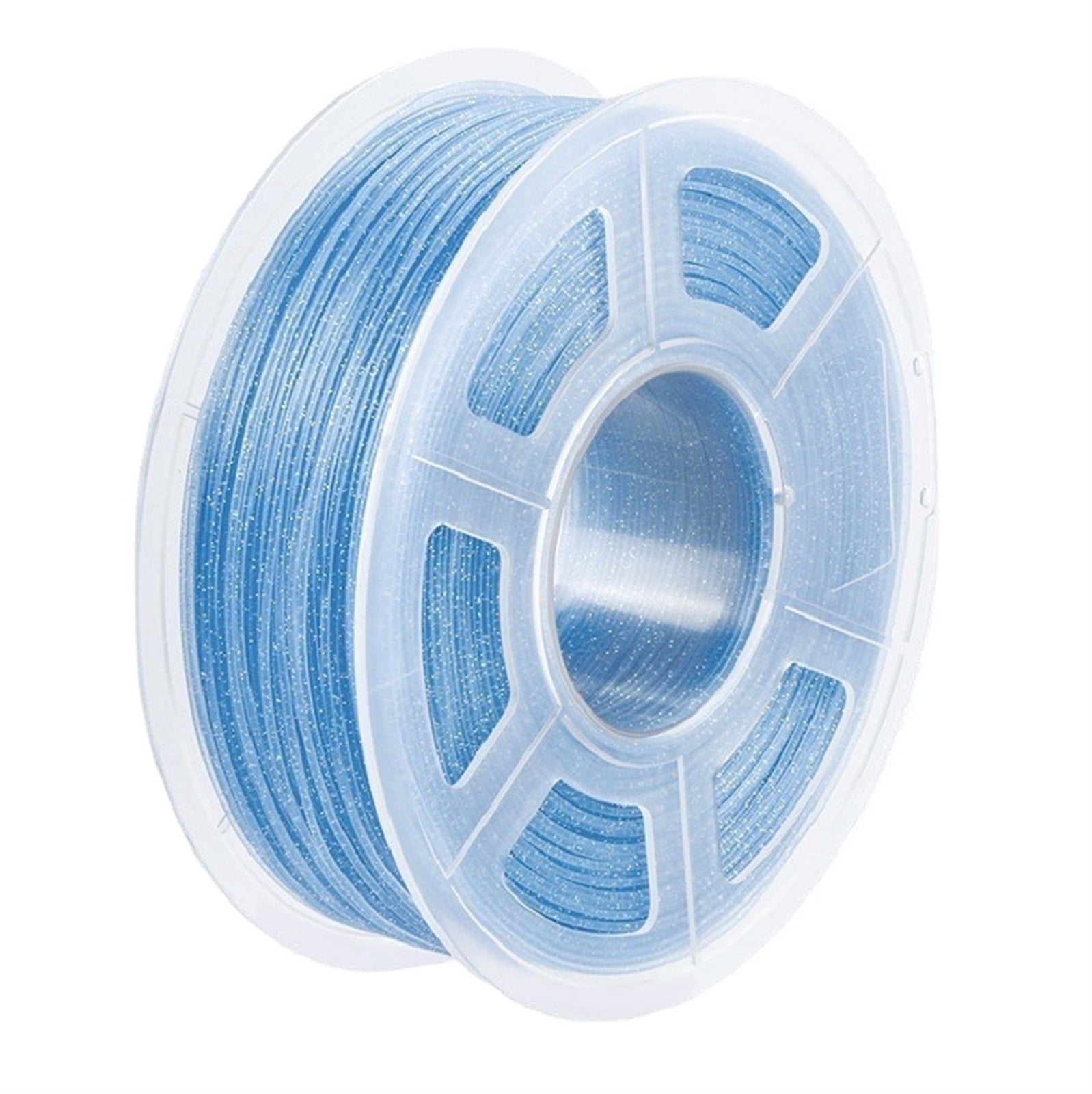 3D Printer PLA Filament, Glitter Sky Blue, 1.75mm +/- 0.02 Mm 1kg, Great for 3d Printing Pen 3D Printing
