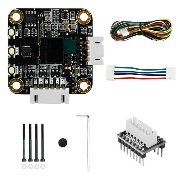 3D Printer Parts CNC Closed Loop Stepper Motor Servo Stepping Controller Stm32 Step Pcb Board Nema17 Servomotor MKS(B),1Set x MKS SERVO42C V1.0,Black