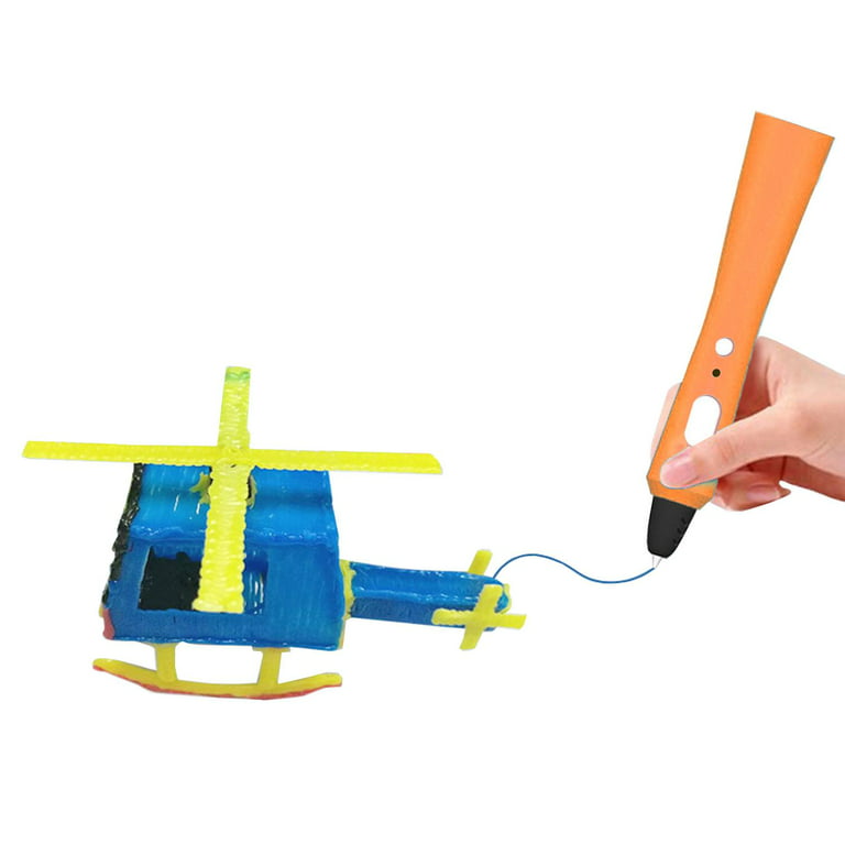 POLISO 3D, 3D Printer Pen, Orange, for Model Printing, Art Design