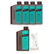 3D Printer Resin, SUNLU Fast Curing Standard 3D Resin for LCD DLP SLA Resin 3D Printers, 395-405nm UV Light Curing 3D Printing Liquid Photopolymer Resin, Low Shrinkage, High Precision, 5kg, White