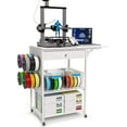 thumbnail image 1 of 3D Printer Stand Table with Filament Storage, Foldable & Mobile 3D Printer Workstation Desk Cart with Filament Spool Holder, 3D Printer accessories for 3D Printing Studio, Home Office Workshop, 1 of 8
