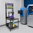thumbnail image 1 of 3D Printer Stand with Double Layer Filament Storage Rack Heavy Duty Mobile Table, 1 of 18