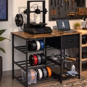 3D Printer Stand with Filament Storage, 3D Printer Table w/Drawer