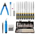 thumbnail image 1 of 3D Printer Tool Kit Deburring Tool Nozzle Cleaning Needles Engraving Knife Carving Tool DIY 3D Printer Part 3D Model File Cutter Scraper Material Removal Tool with Chiseling Blade/ Stencil Edge, 1 of 9