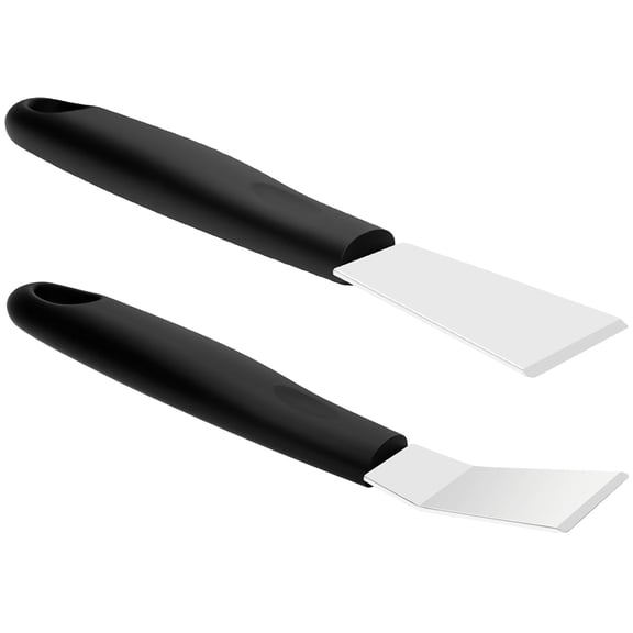 3D Printer Tool Removal Scraper Kit, 6.3x1.5 Inch Metal Scraper with 0.4" Thick Blade & Hang Hole, Curved and Straight Edge for 3D Printing Resin Removal Model Stripping, Kitchen Grease Removal