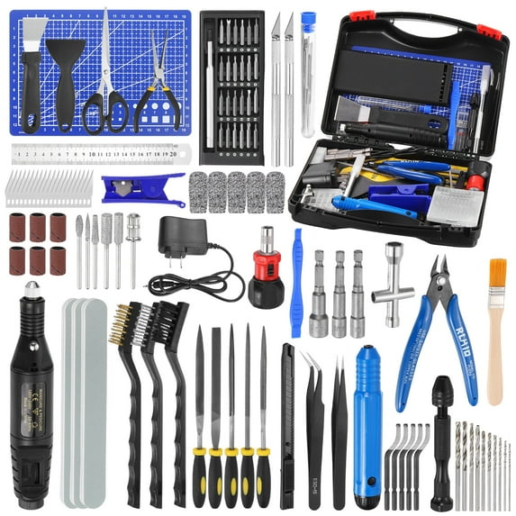 3D Printer Tools Kit, 124 Pcs 3D Printer Accessories with Tool Bag Nozzle Cleaning Kit for Removing Cleaning Deburring