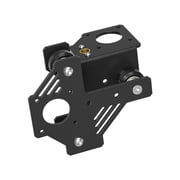 3D Printer Upgrades Parts Dual Z-axis T8 Lead Srew Pitch 2mm Guide Fixing Plate Bracket Mount with POM Wheels for Ender 3 V2 Ender3 Pro CR10 and DIY 3D Printer Kit-D