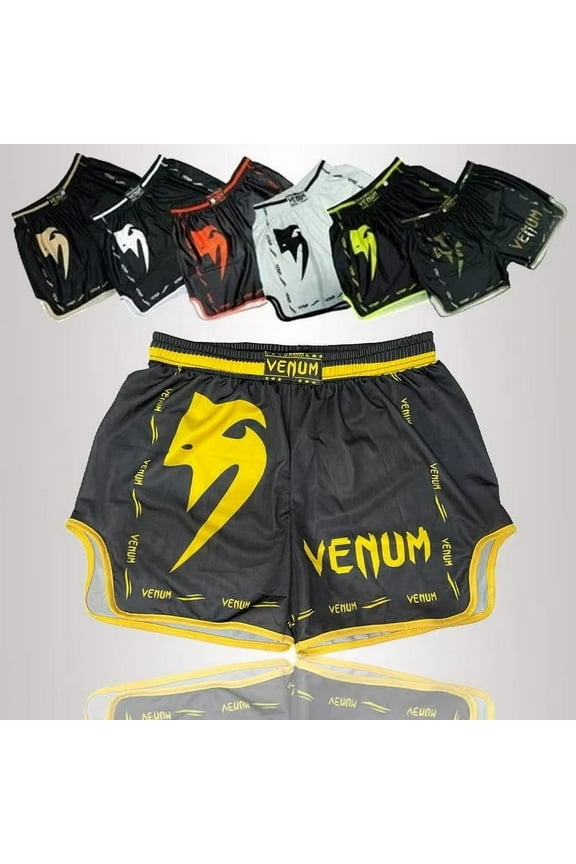 3D Printing Boxing Trunks Shorts Sweatpants MMA Muay Thai Training Shorts Gym Fitness  Fighting Sports Shorts Wholesale
