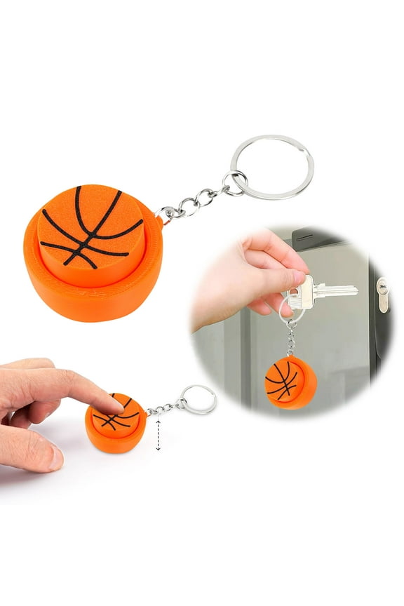 3D Printing Button Decompression Keychain Funny Toy Novelty Accessory Craftsmanship Unique Small Ornament Idea