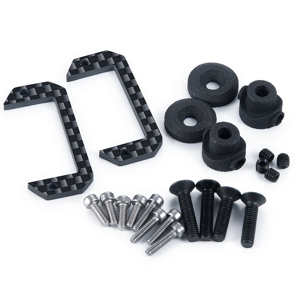 3D Printing Carbon Fiber Servo Protection Kit for Axial SCX10 III AXI03006 AXI03007 1/10 RC Crawler Car Upgrade Parts