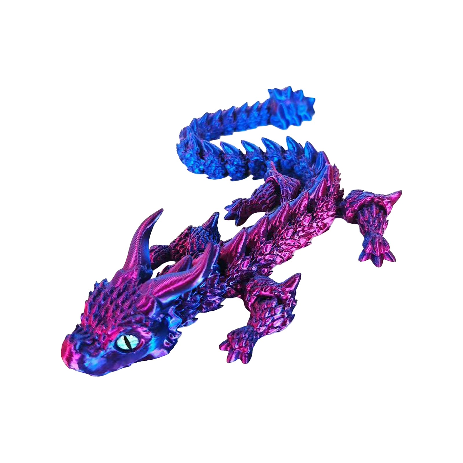 3D Printing Dragon Movable Joint Model Toy, Handmade Poseable Dragon ...