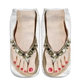 3D Printing Funny Novelty Creative Flip-flop Shoes Low Cut Ankl L5Z5 ...