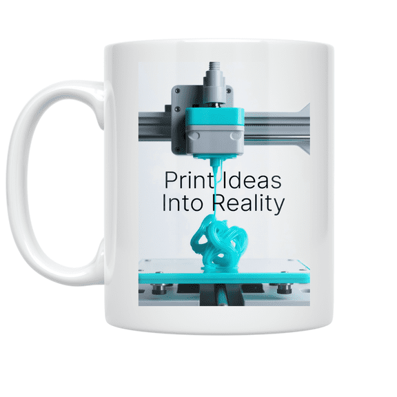 3D Printing Inspiration - Tech Creator - 11 oz Ceramic Coffee Mug