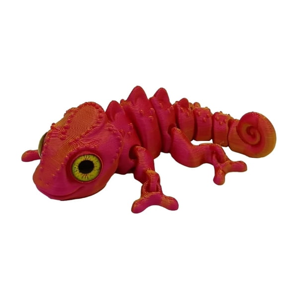 3D Printing Lizard Figures Multi-joint Movable Simulation Eyes for Home Accessories Gift Living Room Decoration