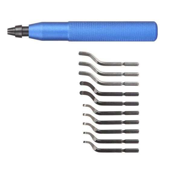 3D Printing Model Finishing Scraper 10 Inserts Set For Metal Resin Aluminum Copper Burr And border Removal